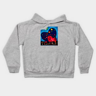 I LOVE YOU INT/V Kids Hoodie